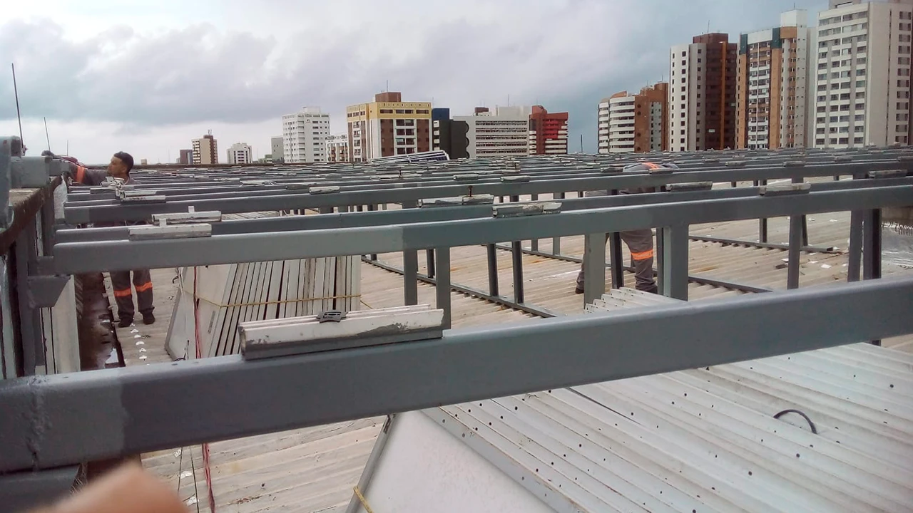 Fabricacao de estrutura para sistema fotovoltaico (Espaco Fatima Lima) 3